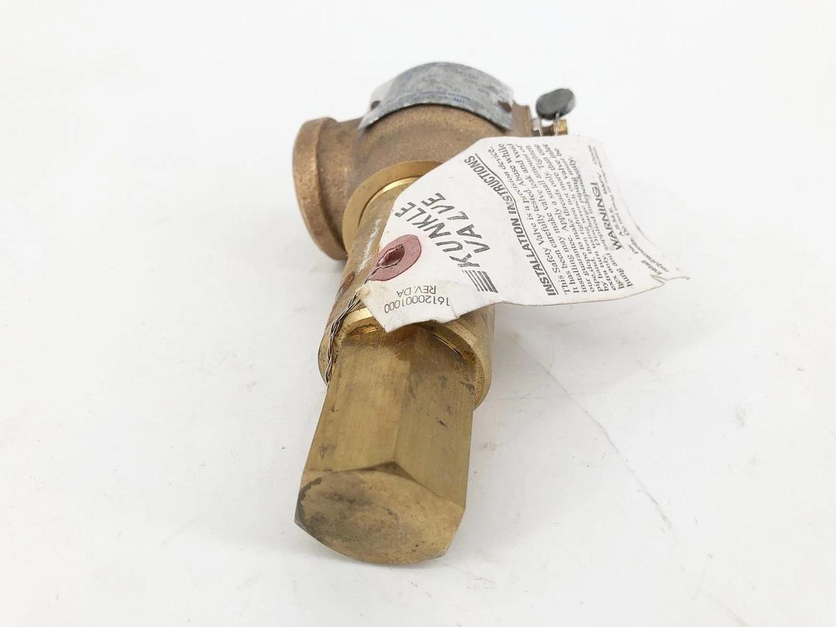 Used Kunkle 913BDCM01-JE Relief Valve 1/2" Set 650psig Capacity 88 GPM