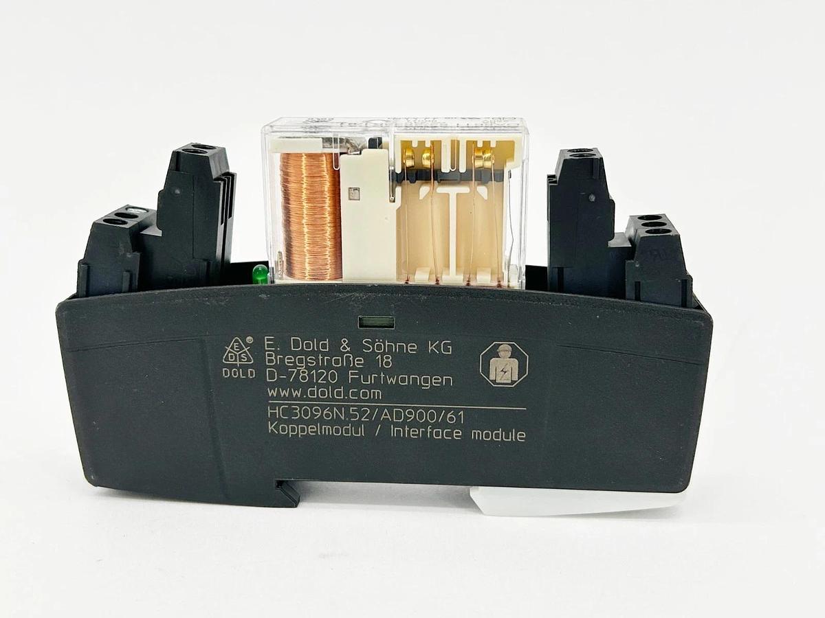 New E.Dold & Sohne HC3096N.52/AD900/61 Force Guided Relay 24V 10Pin - No Box
