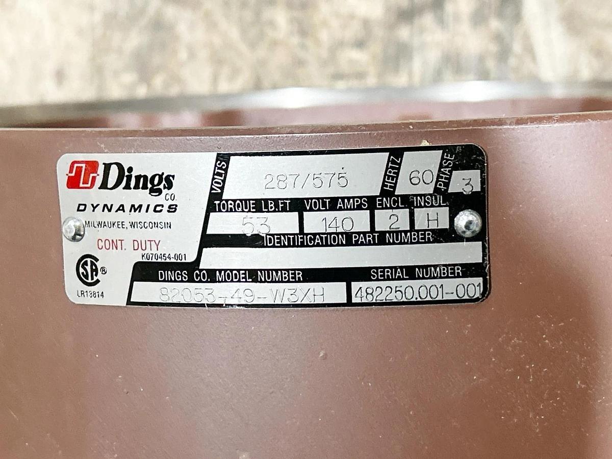 New Dings Dynamics 82053-49-W3XH Brake 575V Torque 53LB
