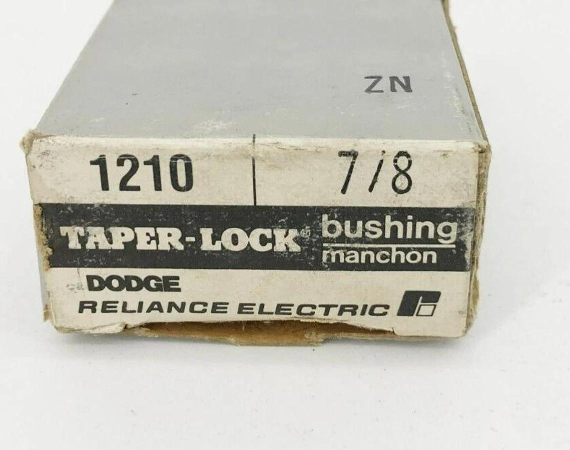 Lot of 2 New Dodge 117079 Taper Lock Bushings 1210 X 7/8-KW