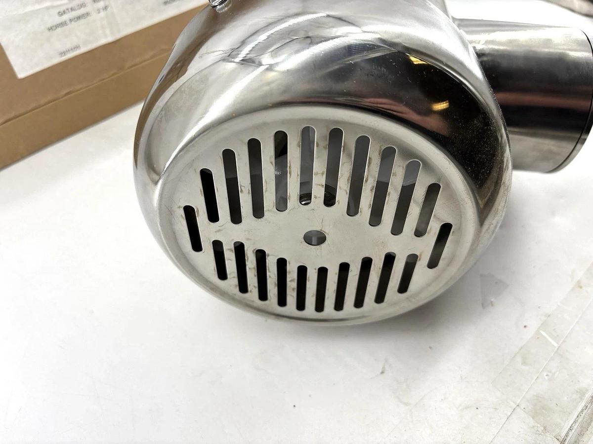 New Boston Gear KUTFSS G00628 2HP TEFC SS Washdown Motor 230/460V 1760rpm 145TC