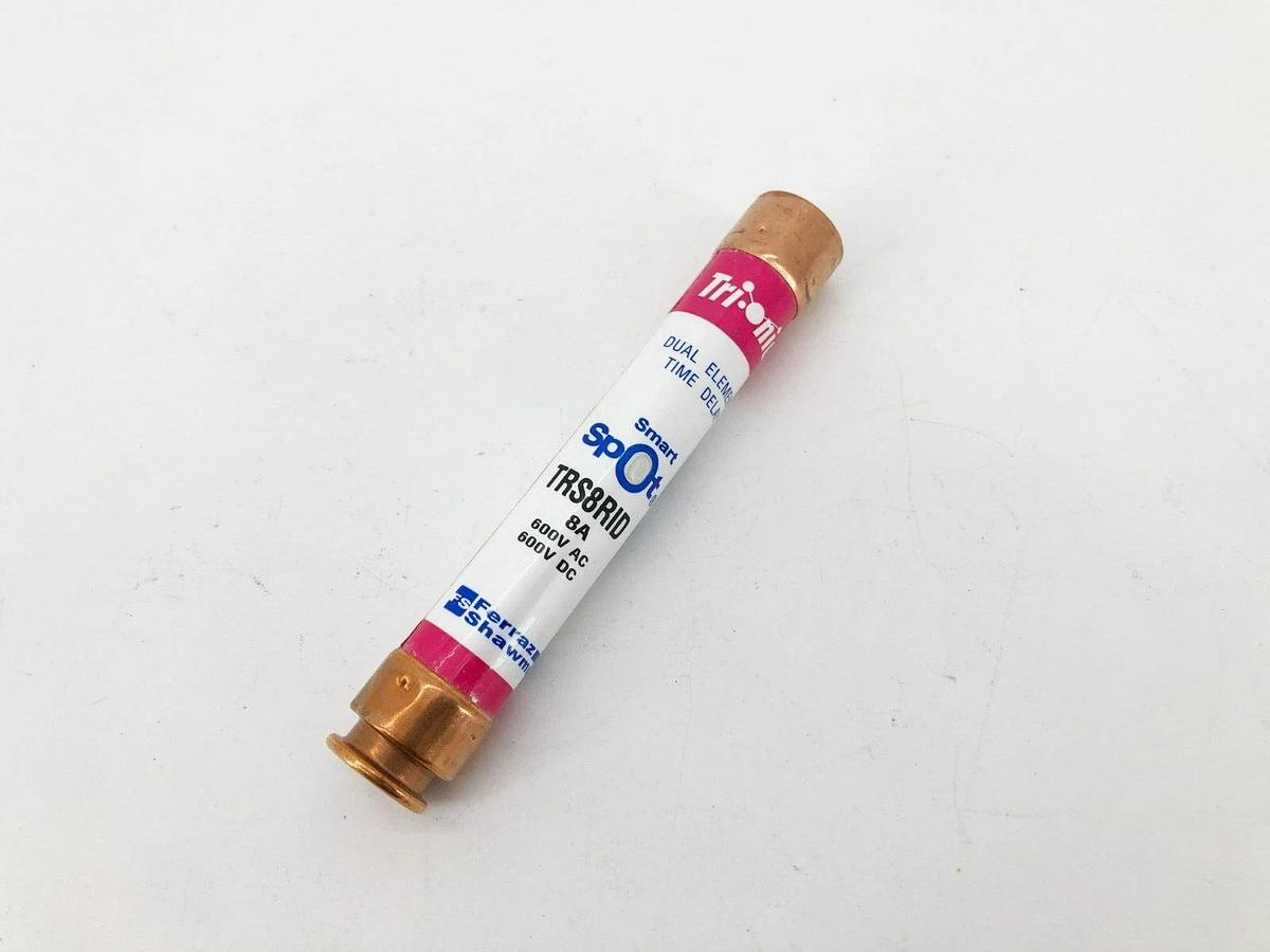 New Ferraz Shawmut TRS8RID Smart Spot Fuse 600V 8A Class RK5