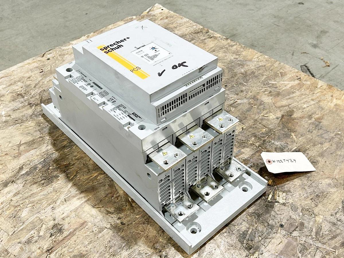 Used Sprecher + Schuh PCS-201-600V Softstarter Intelligent Controller 201A 600V