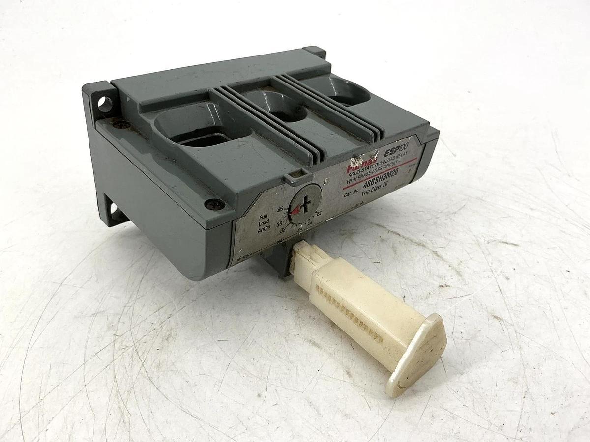 Used Furnas 48BSH3M20 Ser B Overload Relay Solid State 3PH 22-45FLA 600VAC 50/60HZ