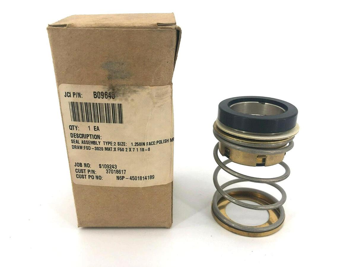 New John Crane B09640 Seal Assembly Type 2, 1.25"
