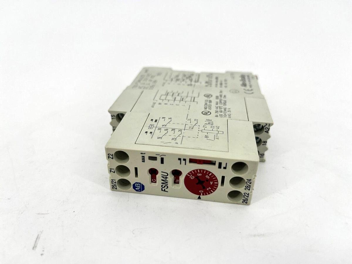 New Allen Bradley 700-FSM4UU23 Ser. B Timing Relay .05s-60h Range