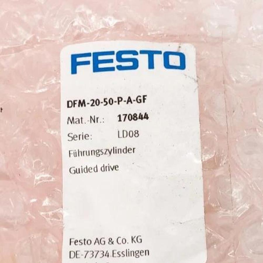 New Festo DFM-20-50-P-A-GF Pneumatic Guided Cylinder 170844