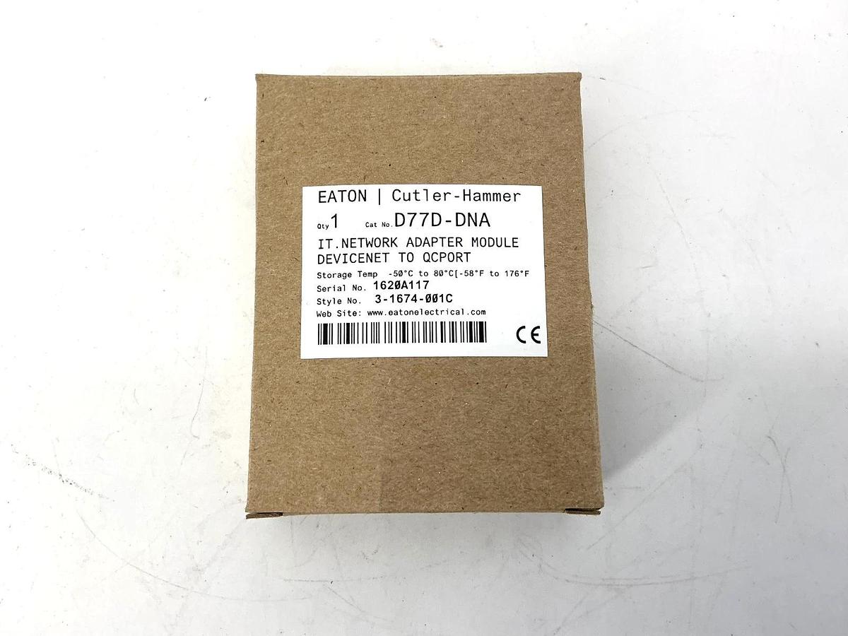 New Eaton Cutler-Hammer D77D-DNA IT Network Adapter Module Devicenet To QCPORT