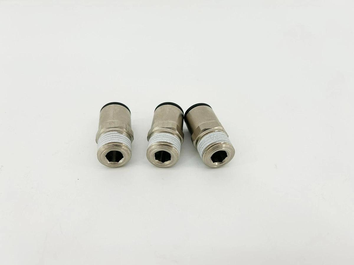 Lot of 3 New Lawson 86755 Male Connectors, 1/2" x 1/2", 290PSI