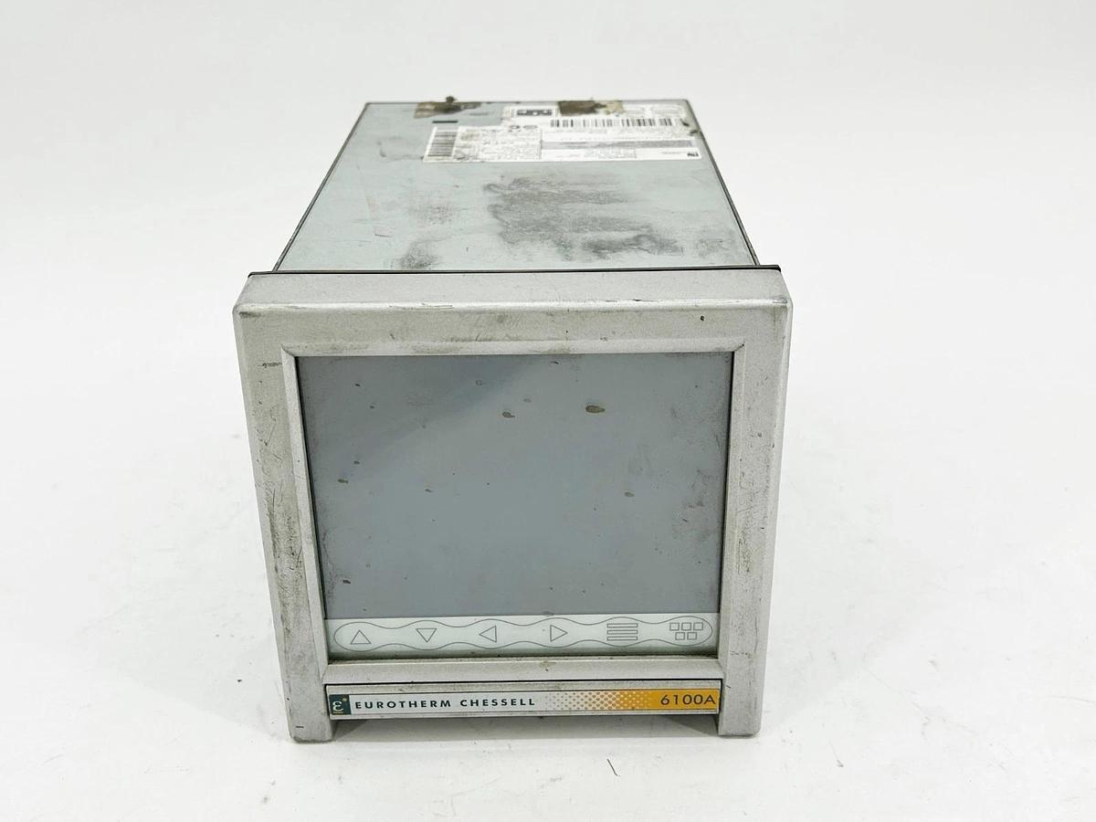 Used Eurotherm 6100A Paperless Graphic Recorder Full Color Touch Screen Display 300V