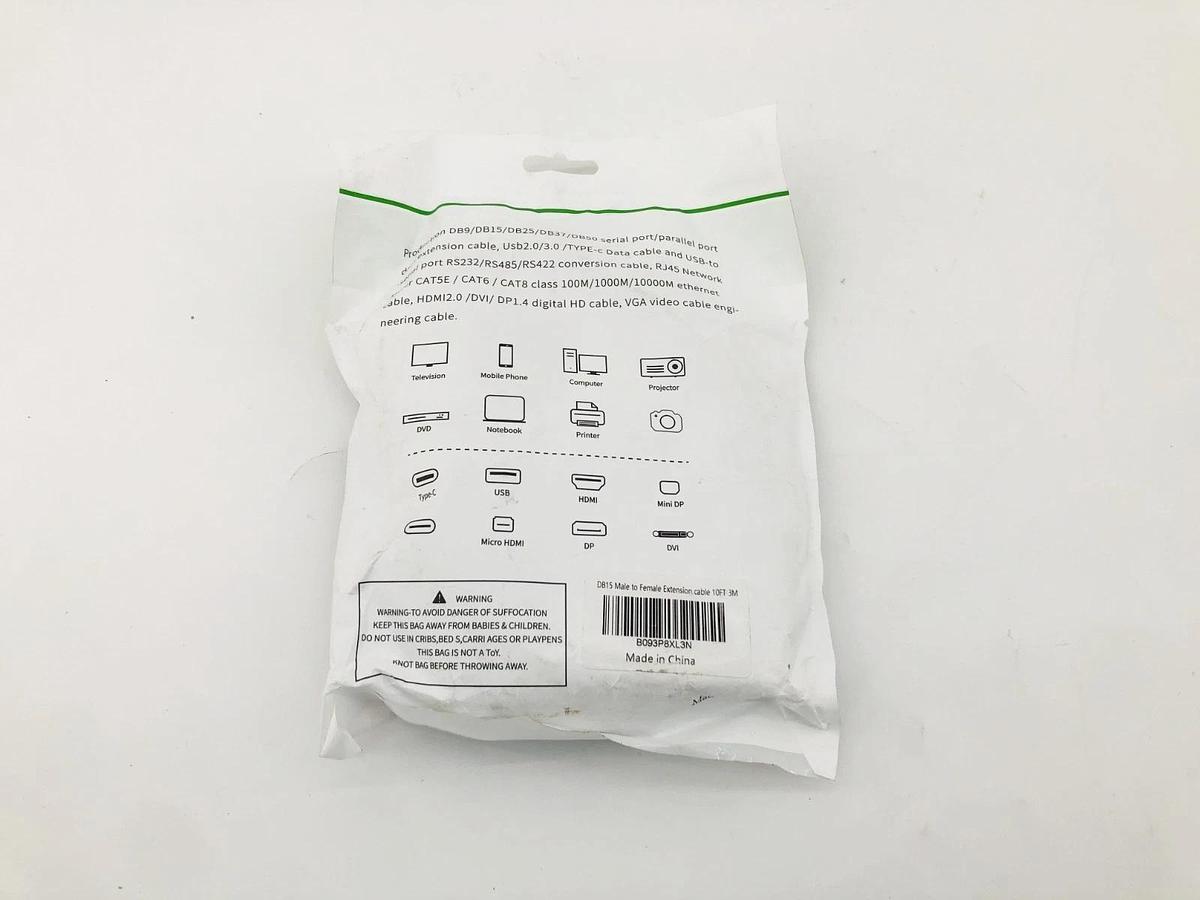 New Juxinice B093P8XL3N DB15 Male to Female Extension Cable