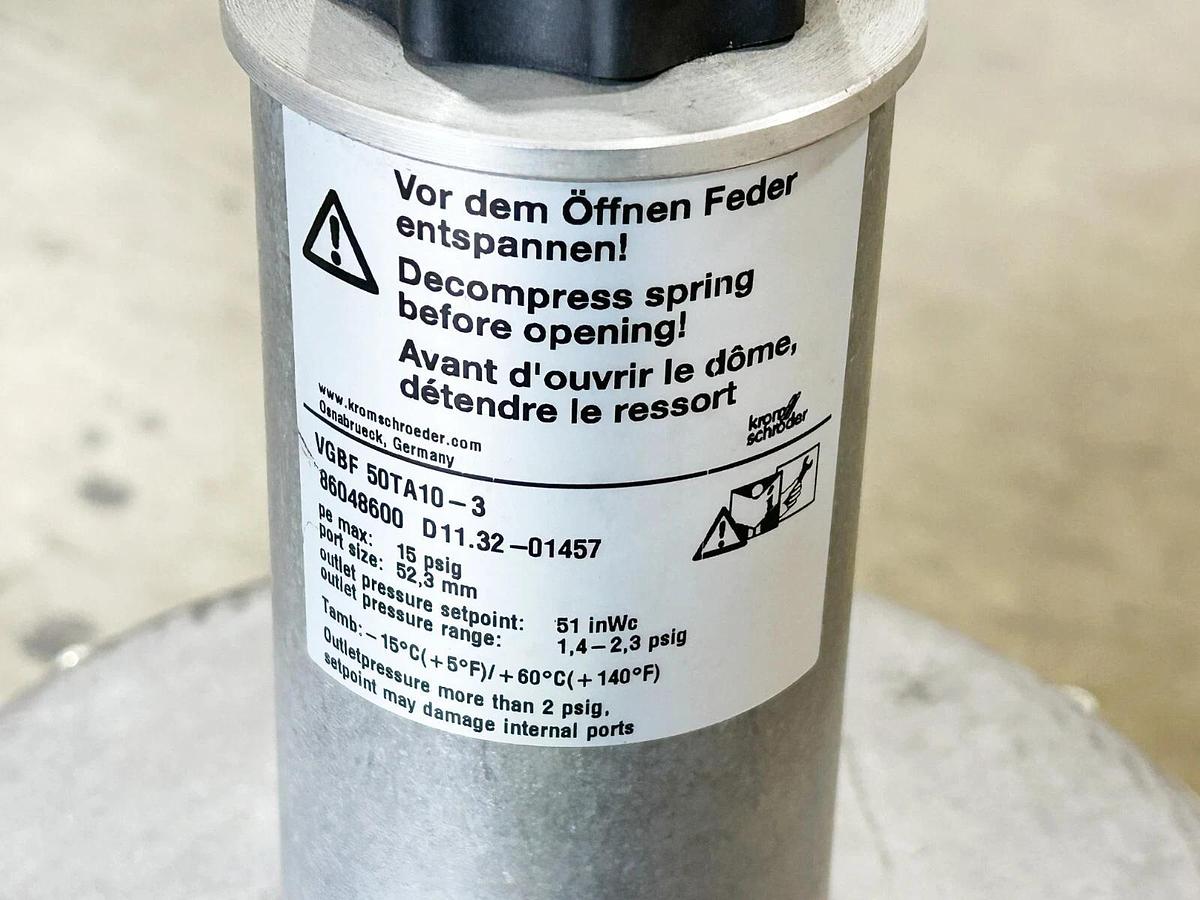 New Kromschroeder VGBF 50TA10-3 Pressure Regulator