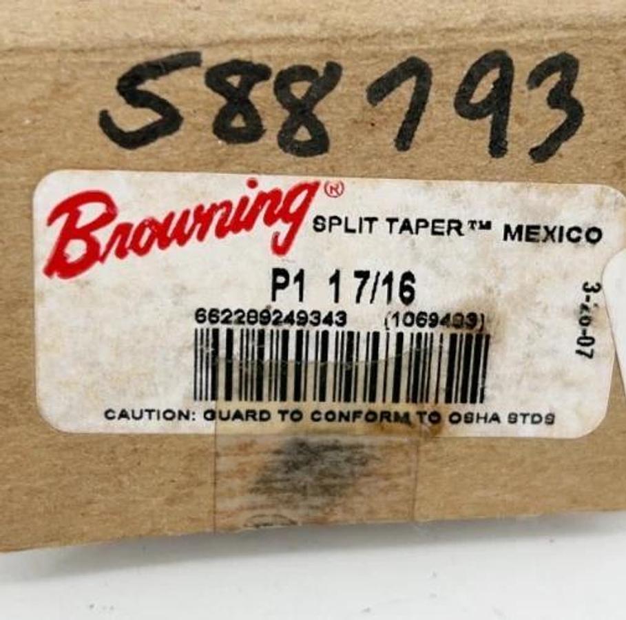 Lot of 2 New Browning P1 1-7/16 Split Taper Bushings 1069483