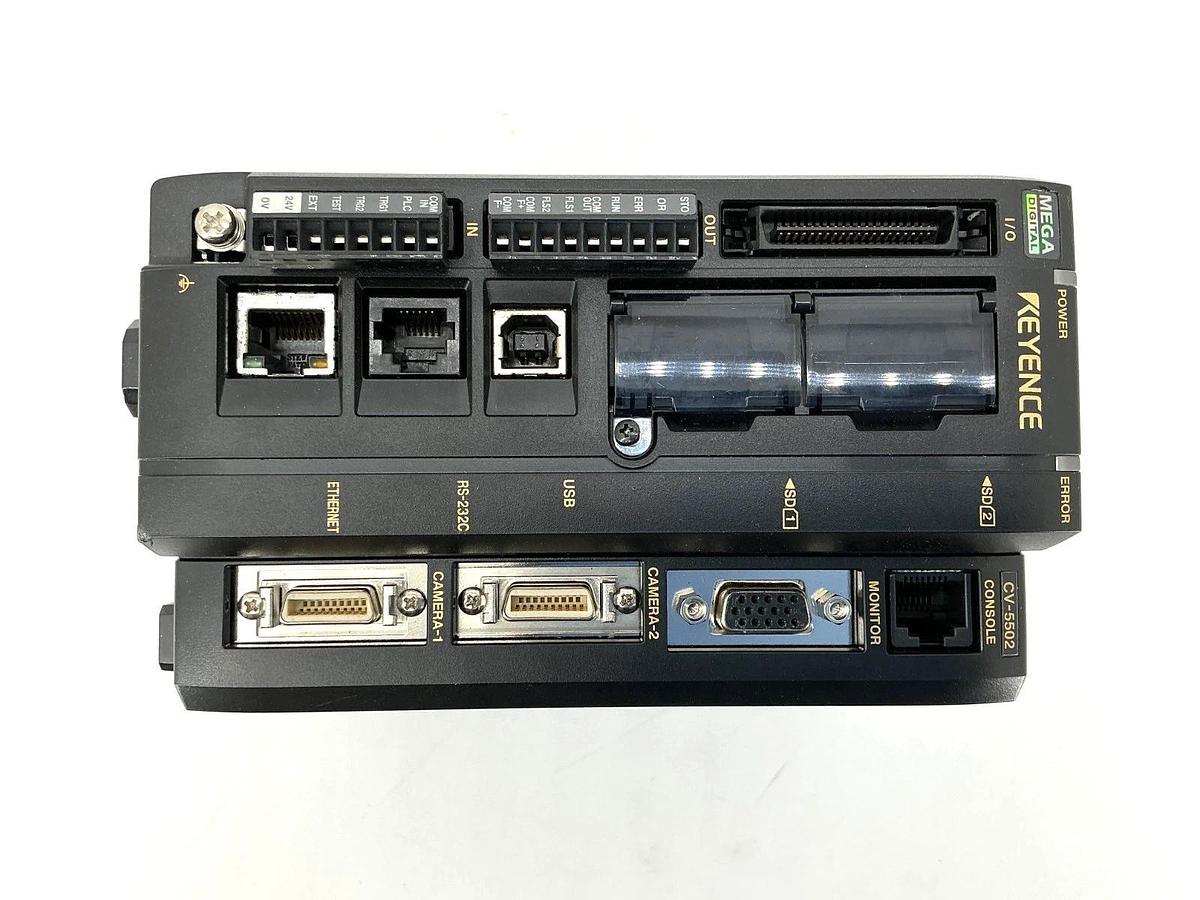 New Keyence CV-5502 Controller 24VDC 18-Inputs 24-Outputs CV5502