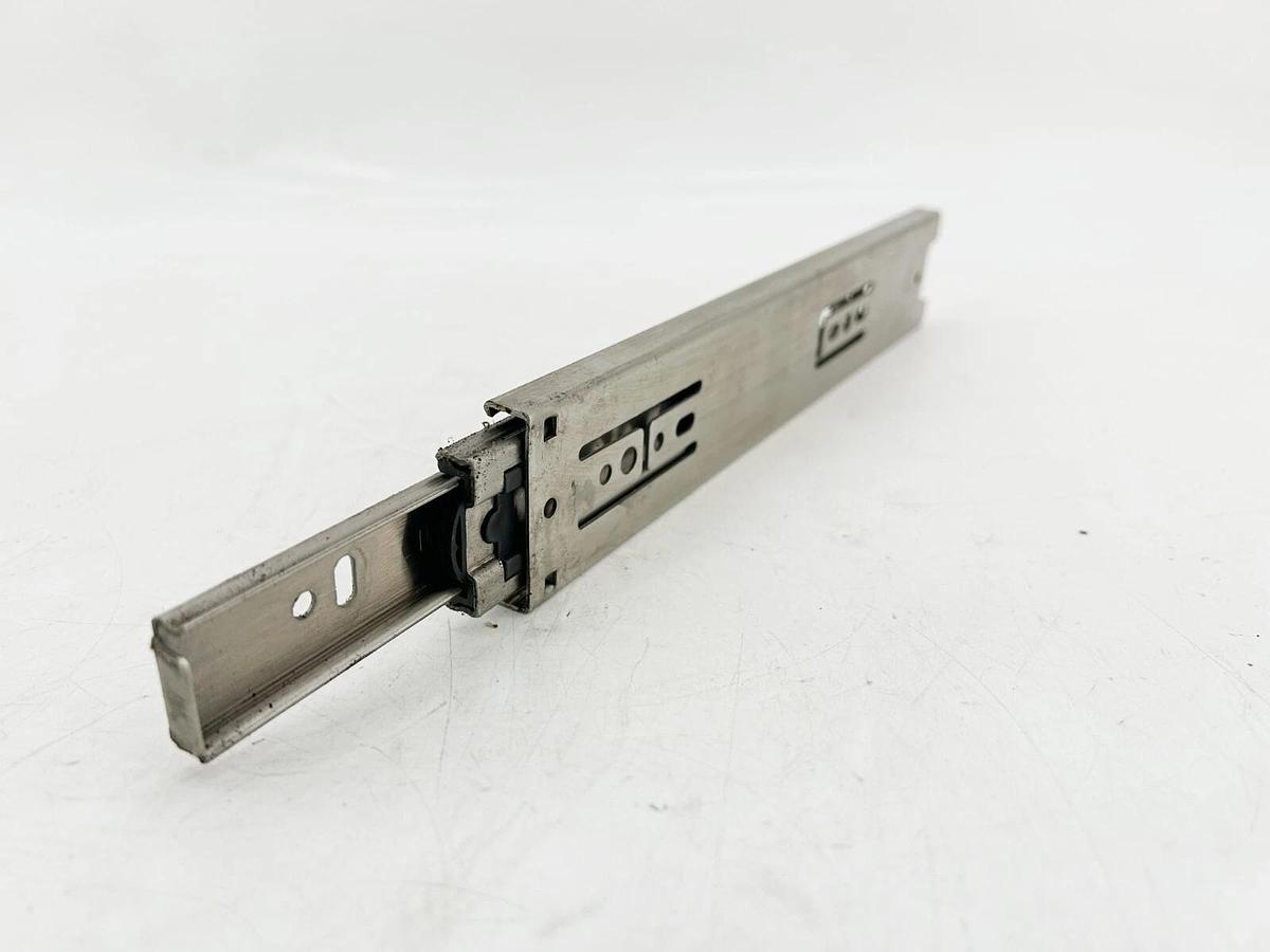 New Lot of 2 Three Member Slide ESR4513 10" SS PR Stainless Steel Runner and Bal