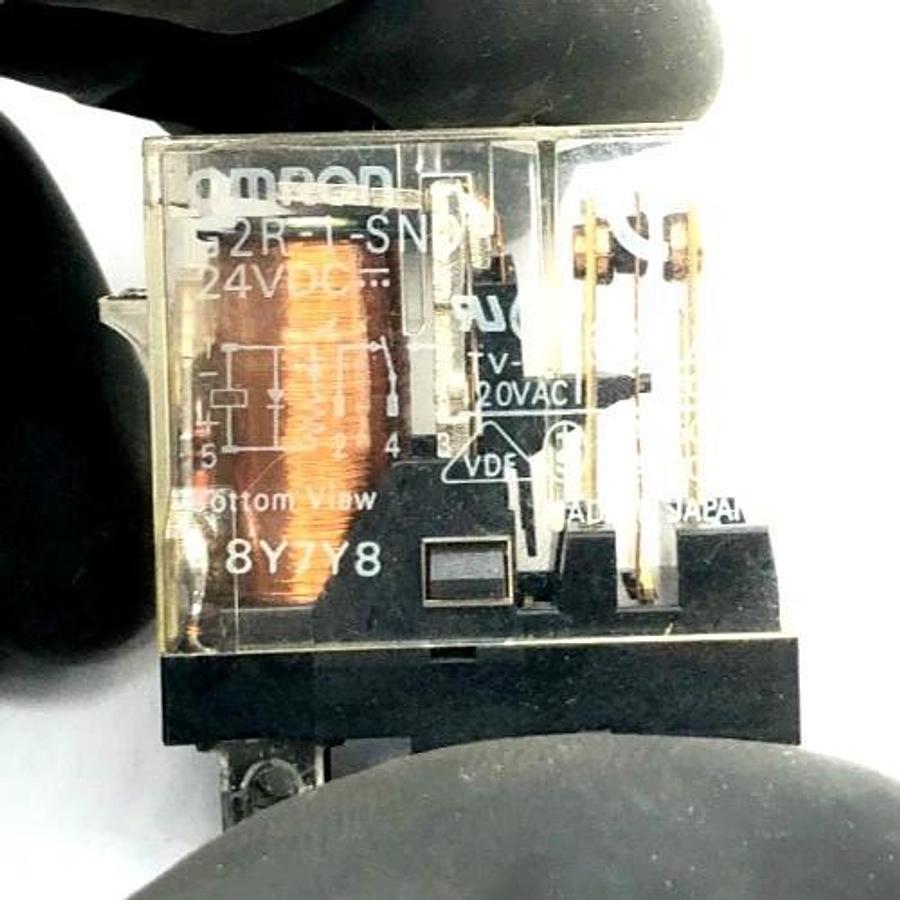 Used Lot of 3 Omron G2R-1-SND Relays 24VDC 5-Pin