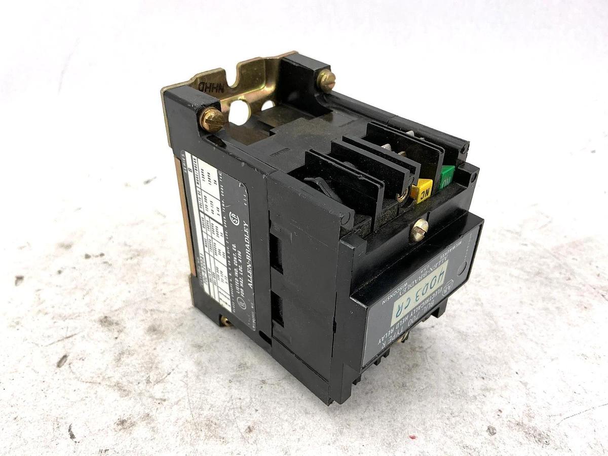 Used Allen Bradley 700-R200A1 Ser B Electrically Held Relay 110/120V 50/60HZ