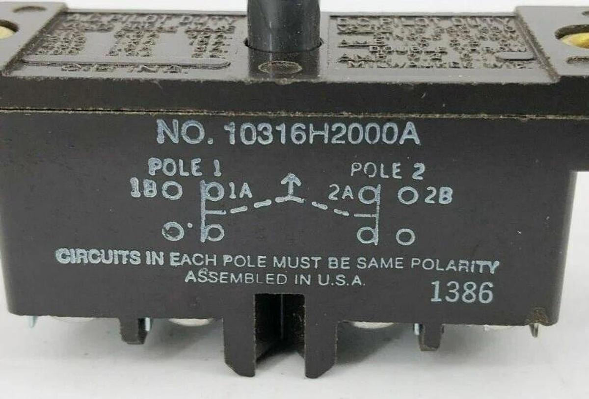 New Cutler Hammer 10316H2000A Precision Limit Switch