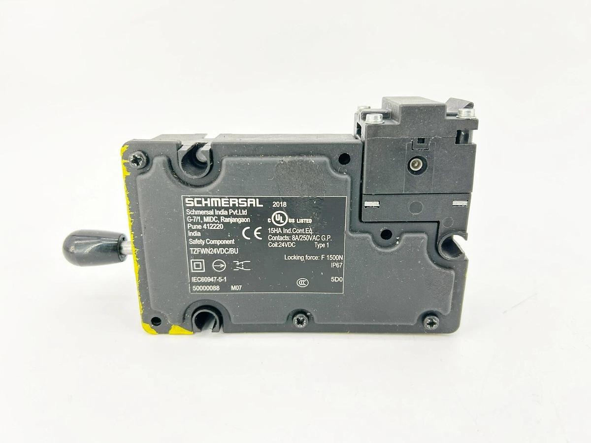 Used Schmersal TZFWN24VDC/BU Safety Switch, 250VAC, 8A