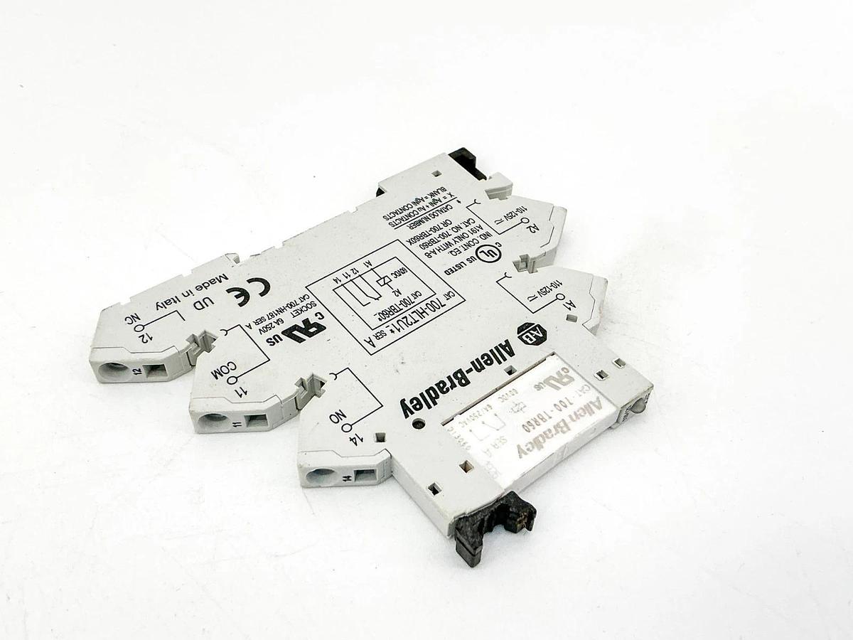 New Lot of 2 Allen Bradley 700-HLT2Z Terminal Block Relay 110/125V Ser.A -No Box