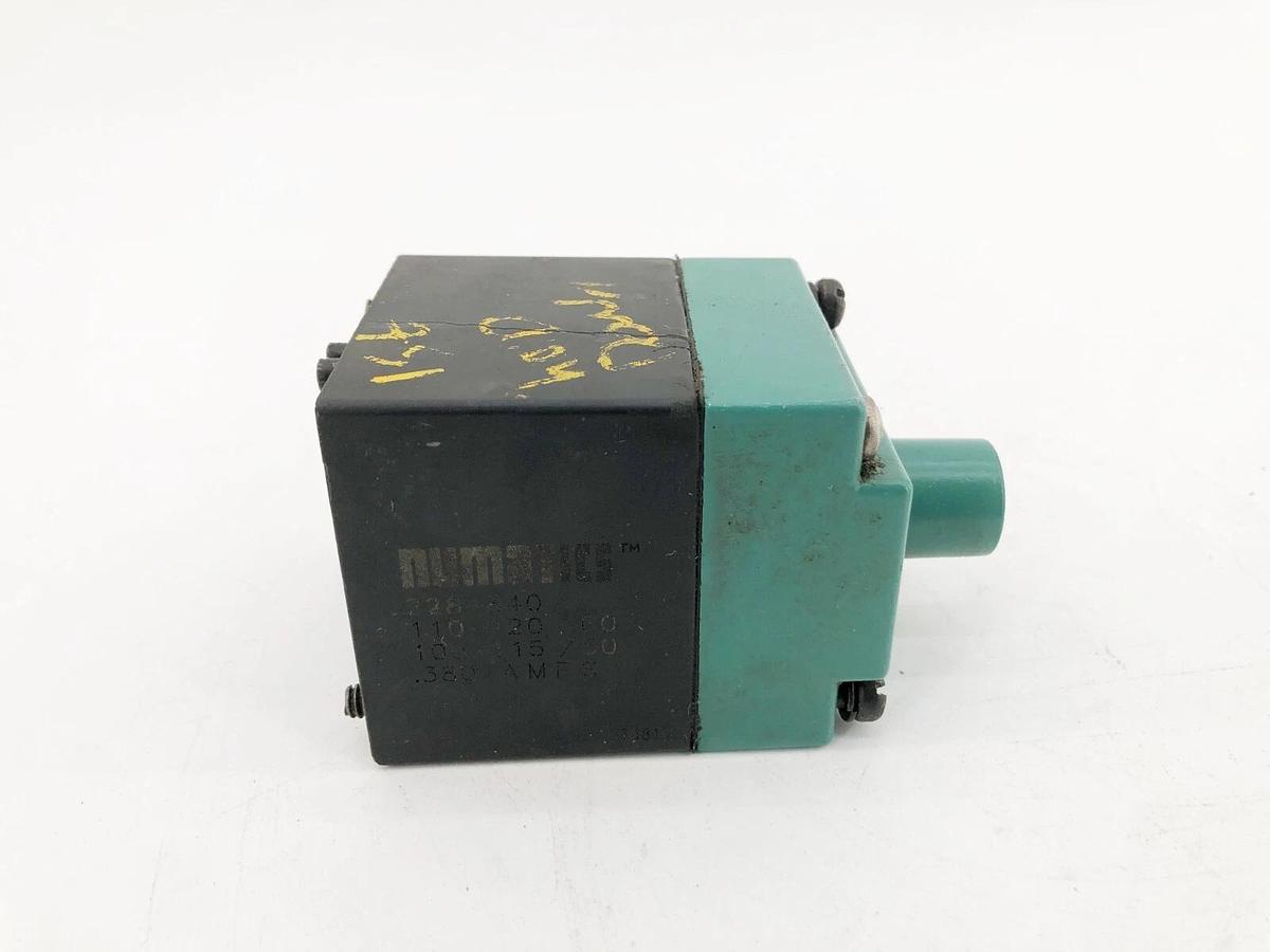 Used Numatics 228-840 Solenoid Valve Coil 110-120/60 100-115/50 .380 Amps