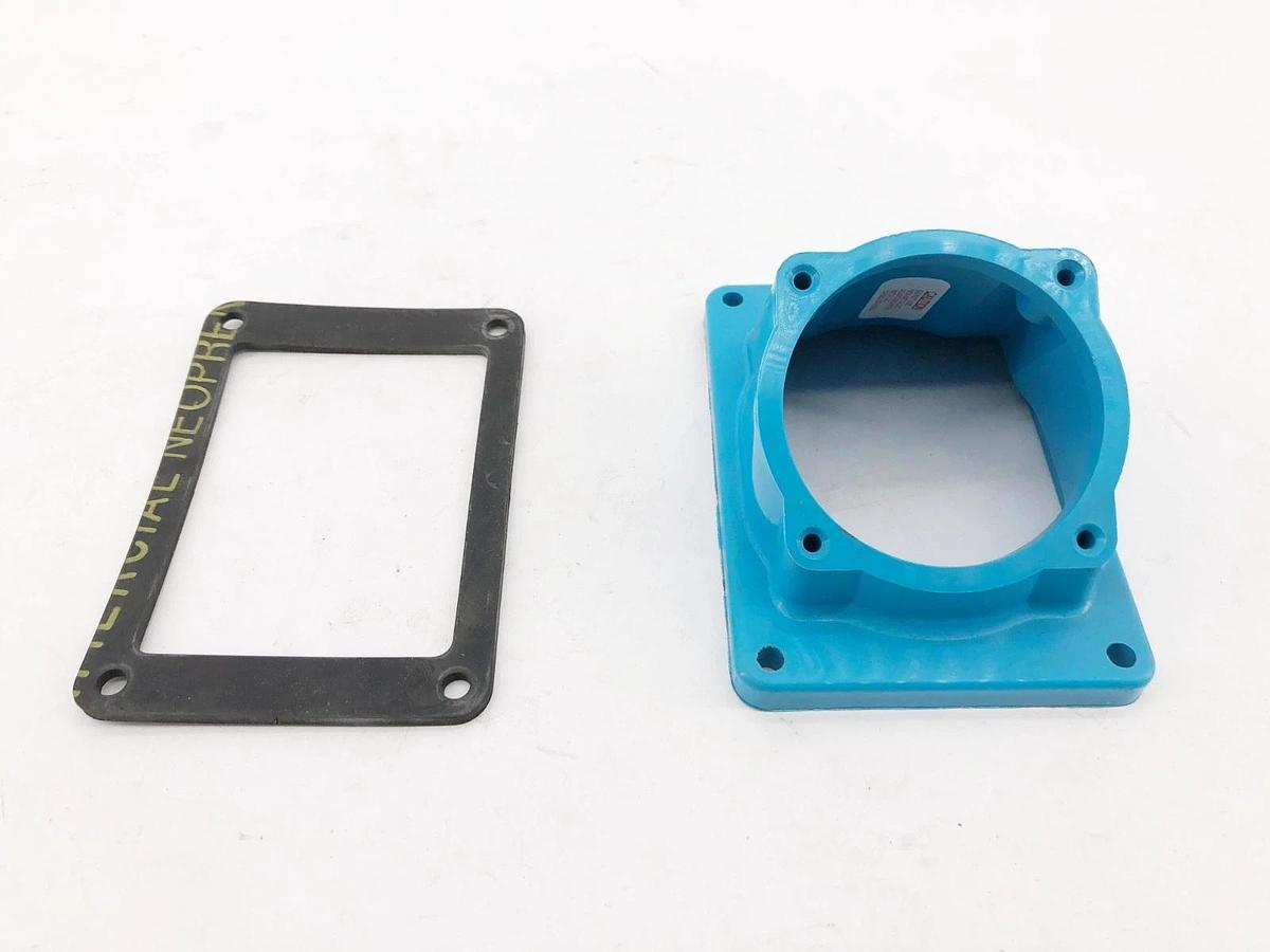 New Meltric 61-3A027 Angle Adapter 30 Degree DSN30 Blue Nylon - No Box