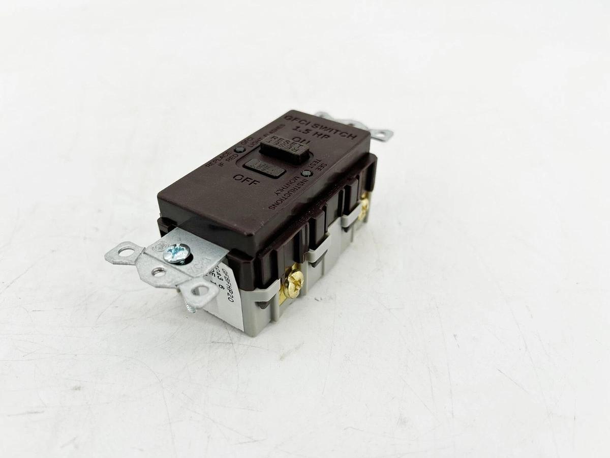 New Hubbell GFBFHP20 Power Protection Products GFCI Receptacle Blank Face 20A 12