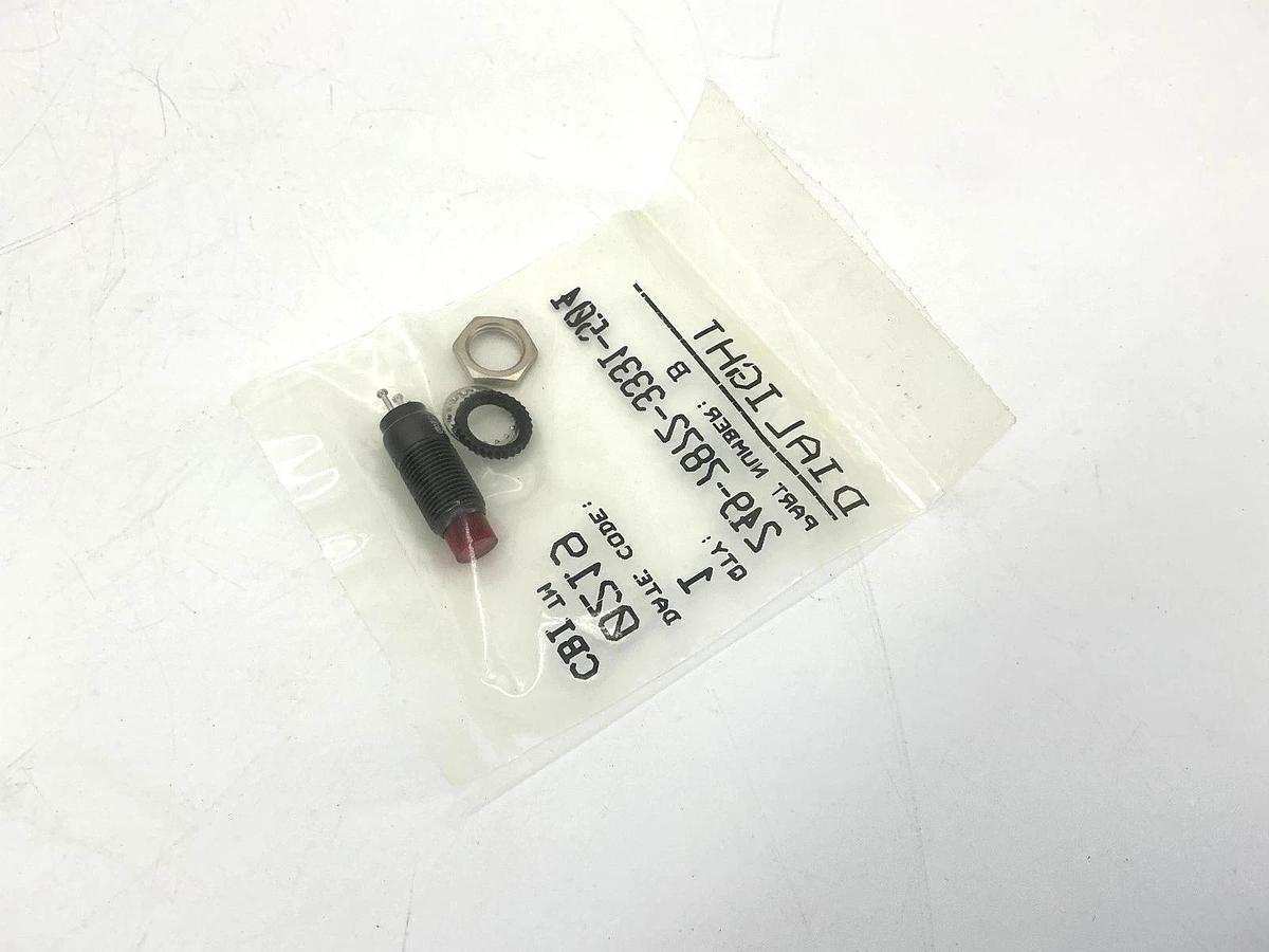 Lot of 5 Dialight 249-7872-3331-504F Panel Mount Indicators Red 2-Pin 28VDC