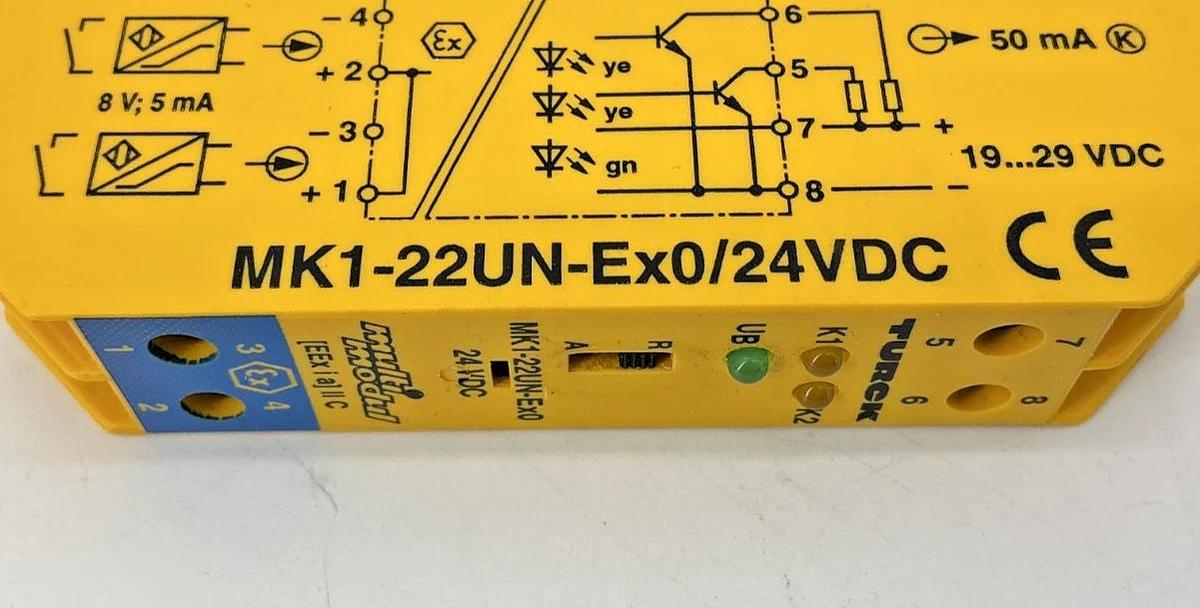 New Turck MK1-22UN-Ex0/24VDC Isolating Switching Amplifier 2-Channel 24VDC