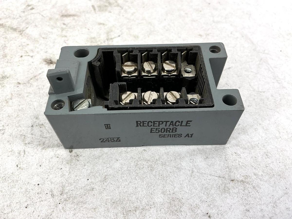 Used Lot of 5 Cutler-Hammer E50RB Series A1 Receptacle