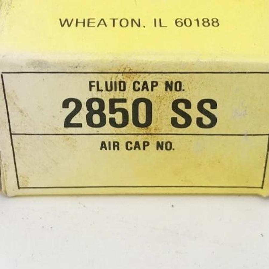 Lot of 2 New Spraying Systems 2850 SS Spray Nozzles Stainless Steel