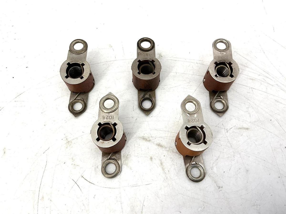 Used Lot of 5 Cutler-Hammer H1024 Thermal Overload Relay Heater Element 1024