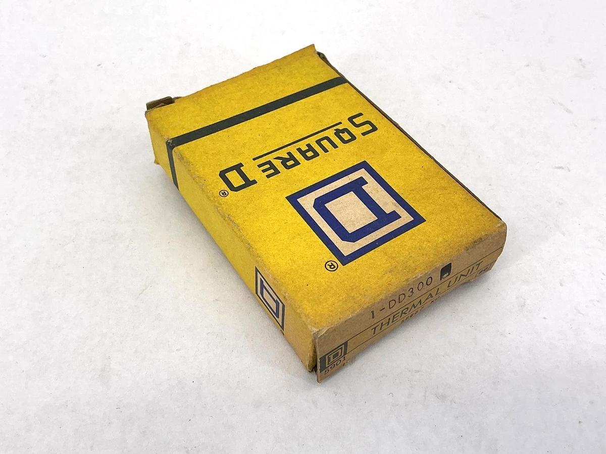 Lot of 3 New Square D 1-DD300 Overload Relay Thermal Unit DD300 58887