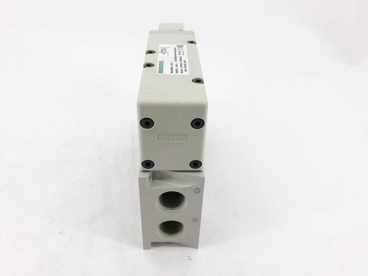 New Numatics 353BA400M000061 Solenoid Valve 24VDC 1/2" NPT 150psig - No Box