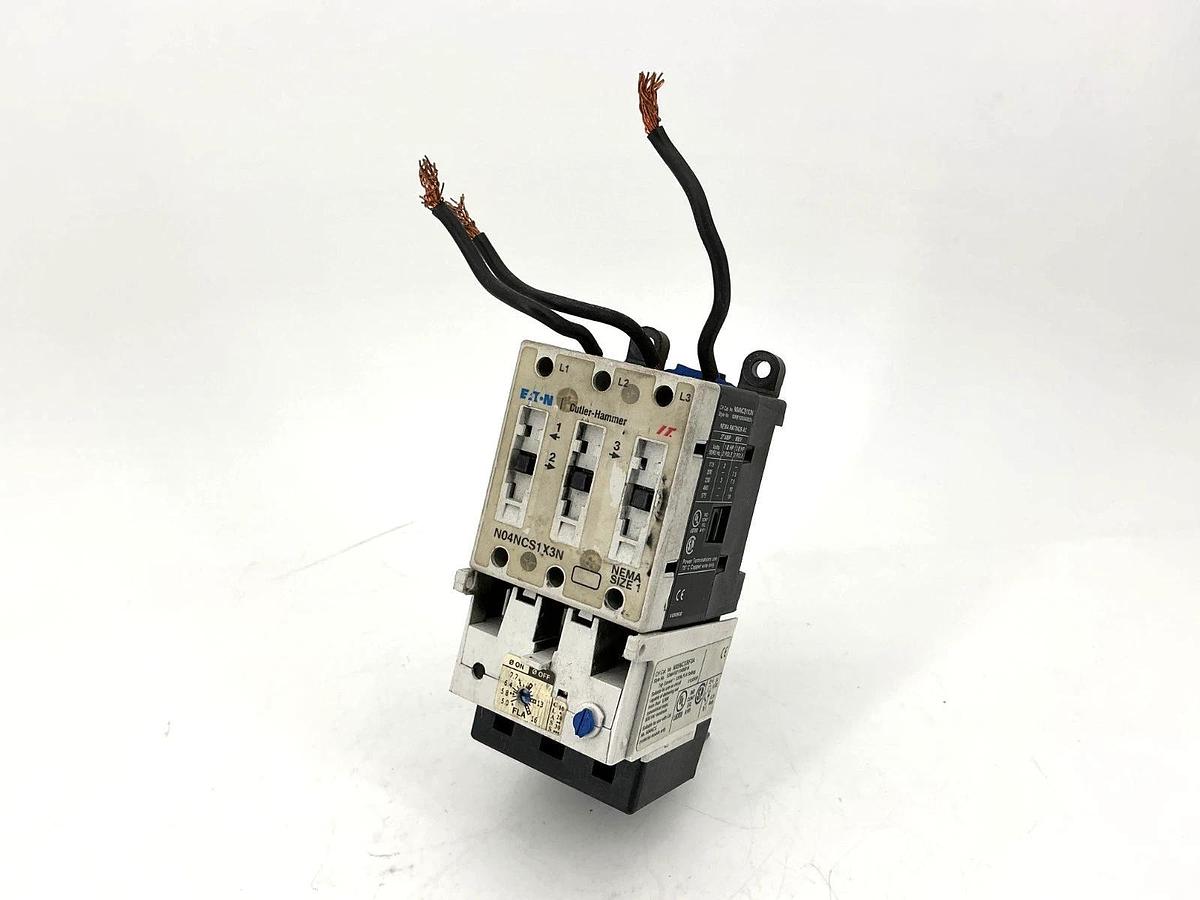 Used Eaton Cutler-Hammer N101CS1F3A Starter 3P 27A 24V SS OVLD N04NCS1X3N N05NCXRF3A