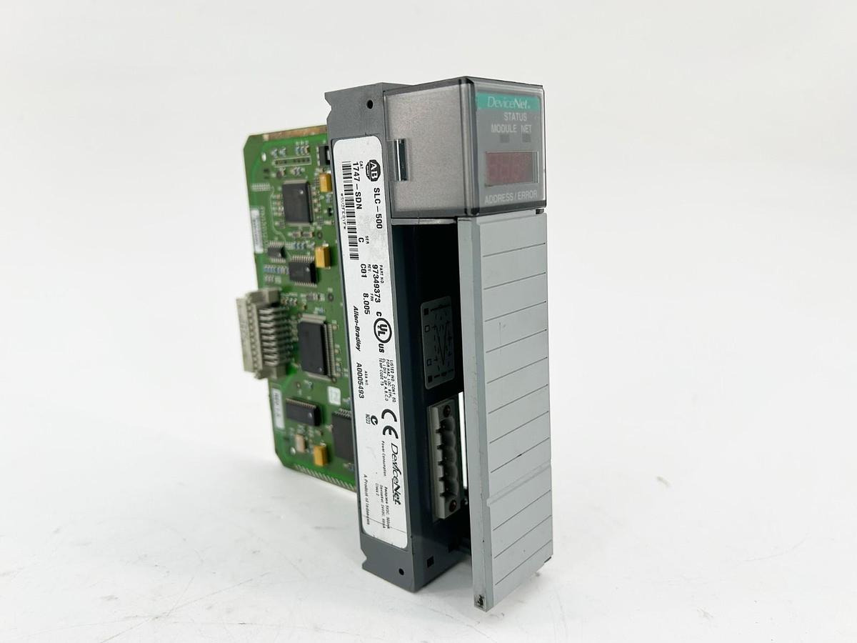 Used Allen Bradley 1747-SDN Scanner Module 24VDC 500MA