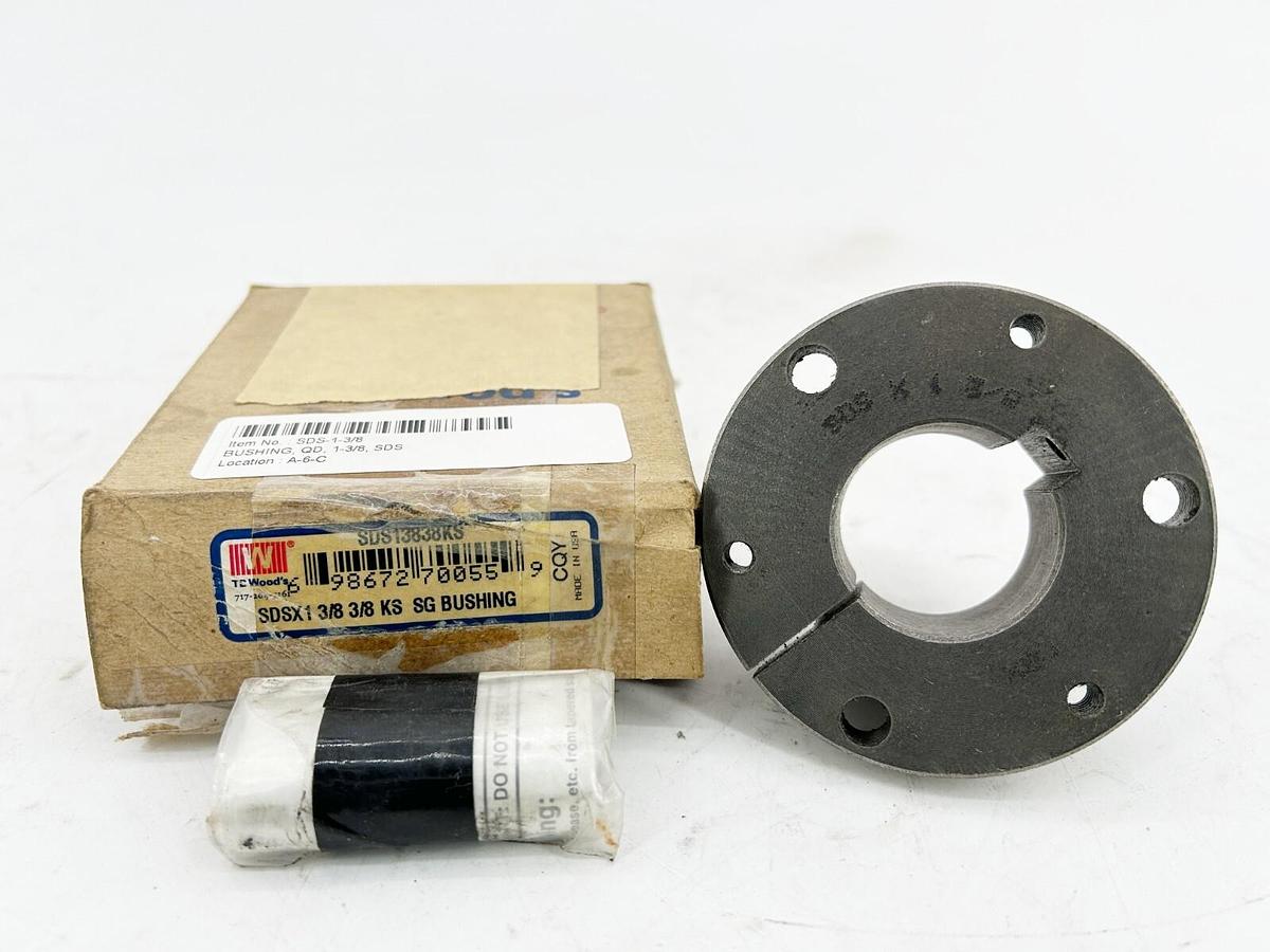 New TB Woods SDS X 1 3/8 KS Bushing 1-3/8" Bore SDS13838KS