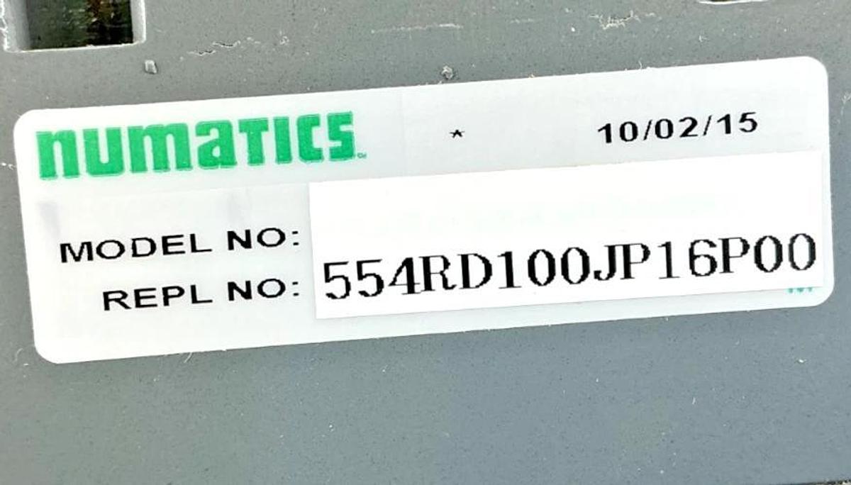 New Numatics 554RD100JP16P00 Pneumatic Regulator 10-130PSIG 1/2"NPTF - No Box