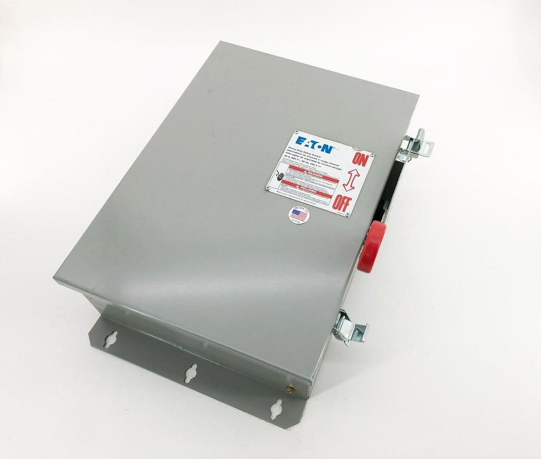 New Eaton DH461UDK Non-Fusible Safety Switch 600VAC 250VDC 30A 4P NEMA 12/3R