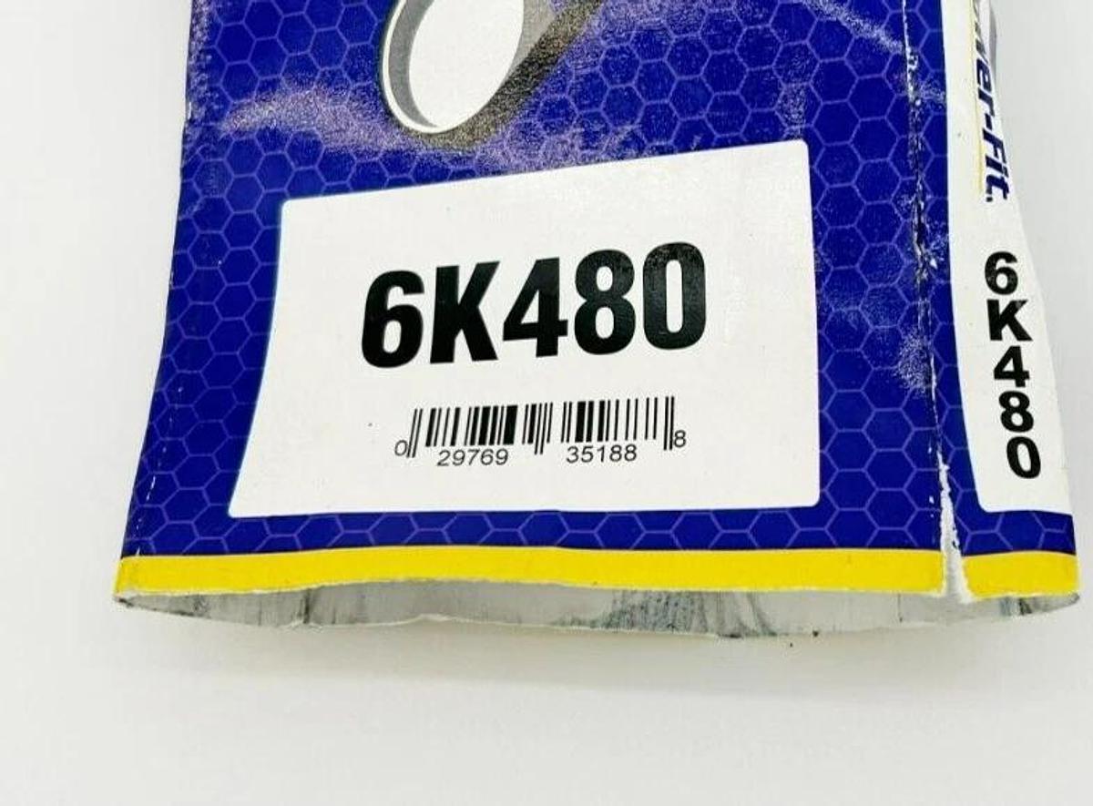 New Napa Powerfit 6K480 Serpentine Belt
