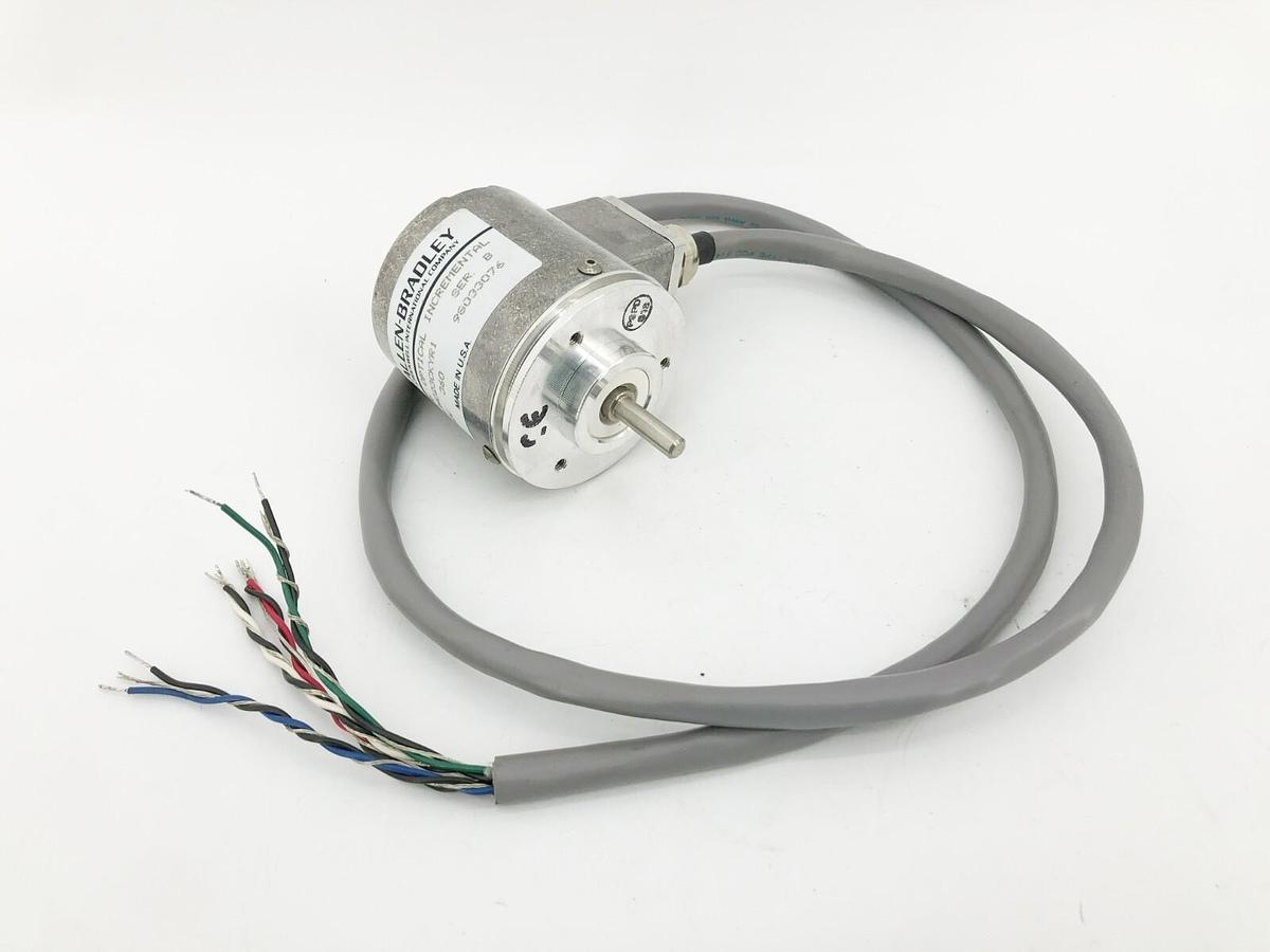 Used AB Allen Bradley 845H-SJHC23CKYR1 Ser. B Incremental Encoder 8-24VDC