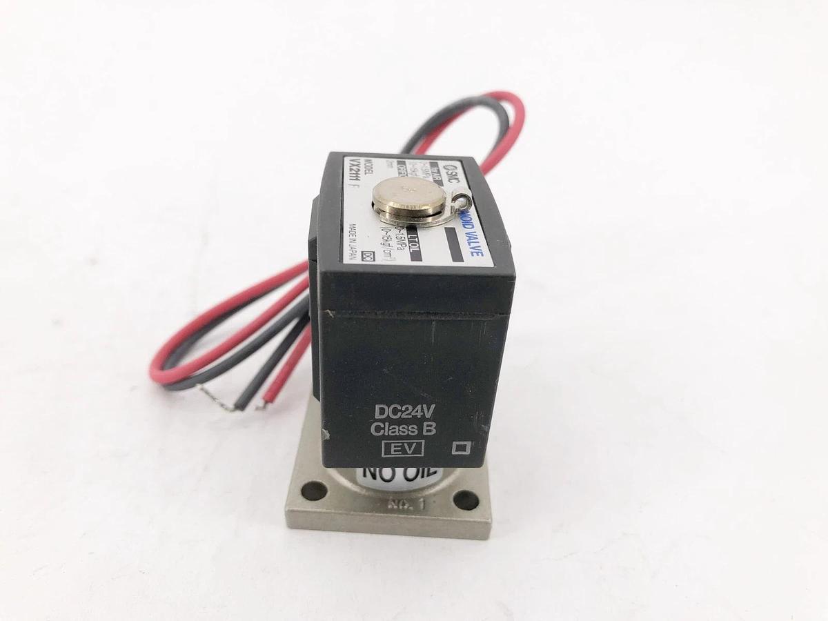 New SMC VX2111F-00-5G Solenoid Valve Coil 24VDC 2mm Orifice - No Box