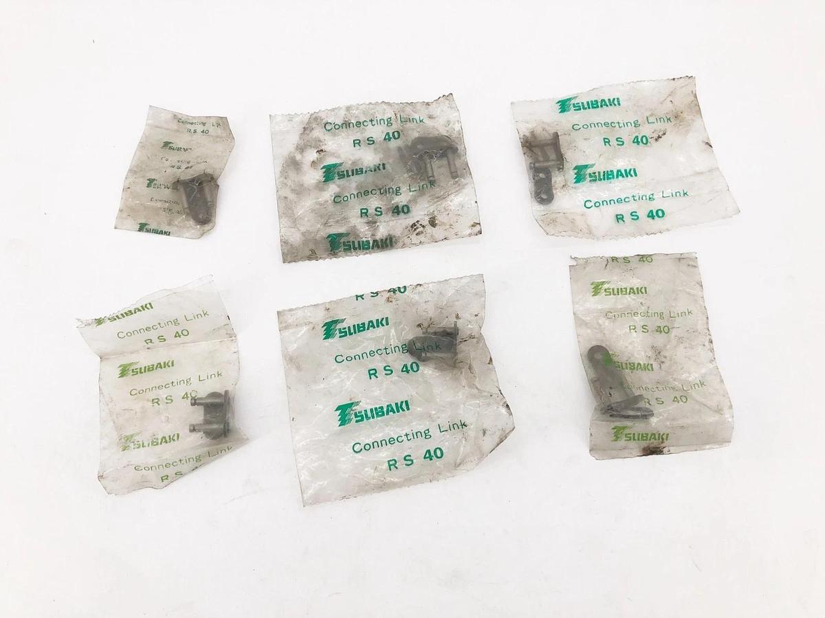 Lot of 6 New Tsubaki RS 40 Connecting Links