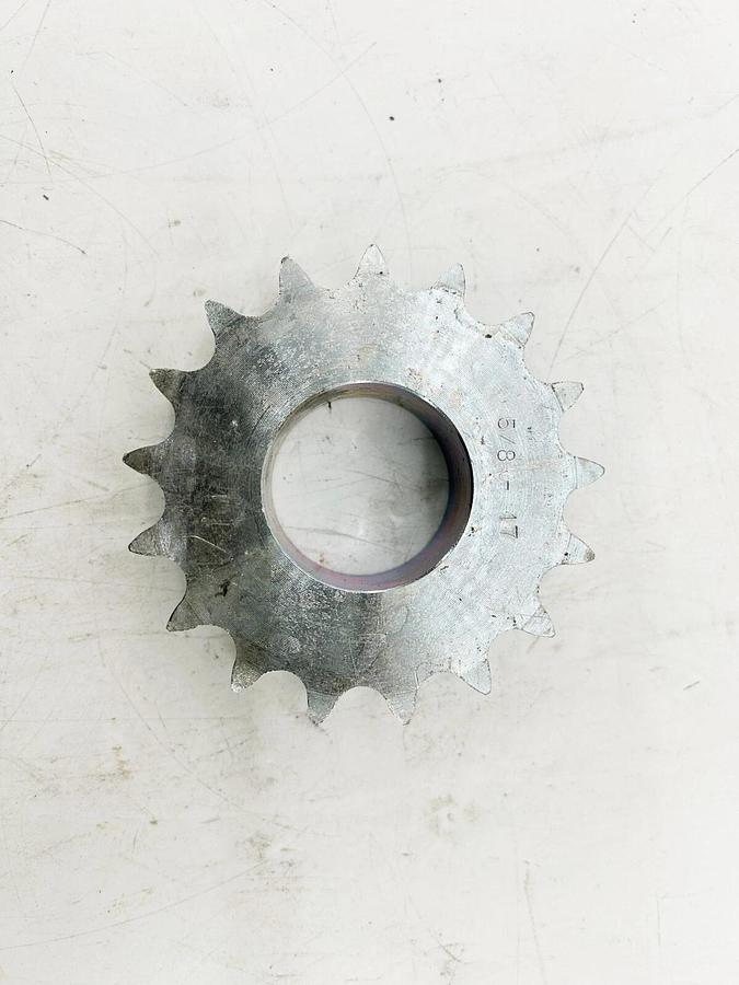 New 5/8-17 Double Sprocket 17 Tooth Unfinished Bore 1.570" Bore