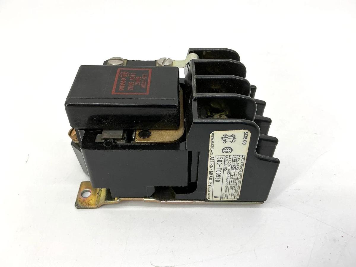 New Allen Bradley 500-TOD930 Ser A AC Contactor 110/120V 50/60HZ - No Box