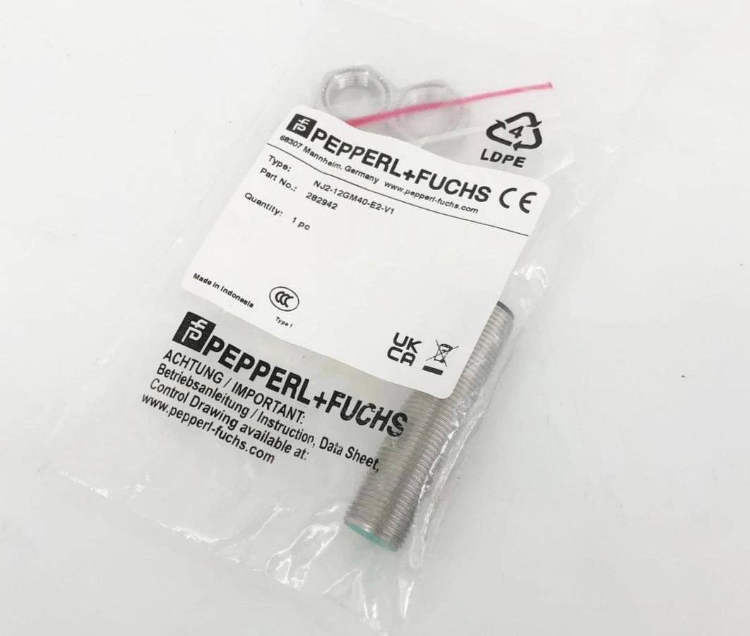 New Pepperl+Fuchs NJ2-12GM40-E2-V1 Inductive Proximity Sensor 282942