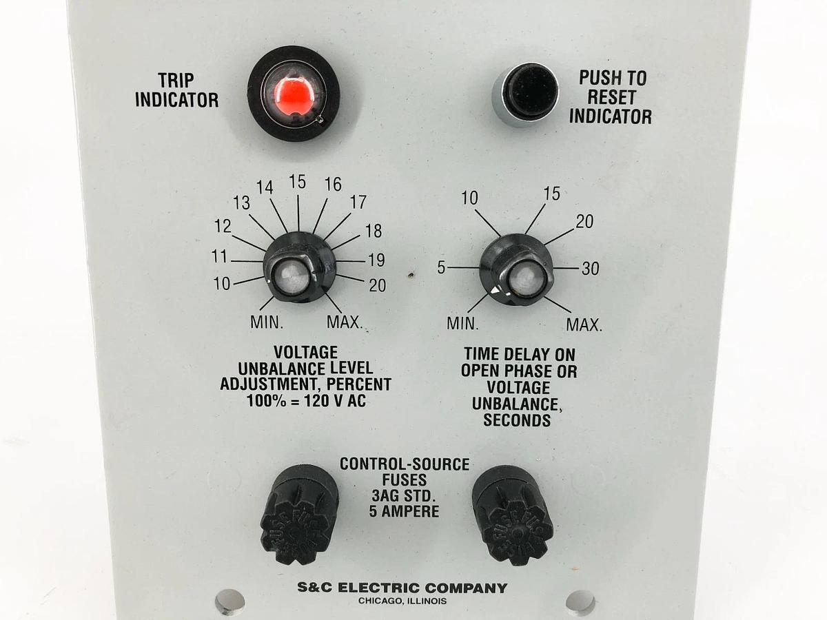 New S&C Electric 38870R3-D Open-Phase Detector Type SPD 120VAC - No Box