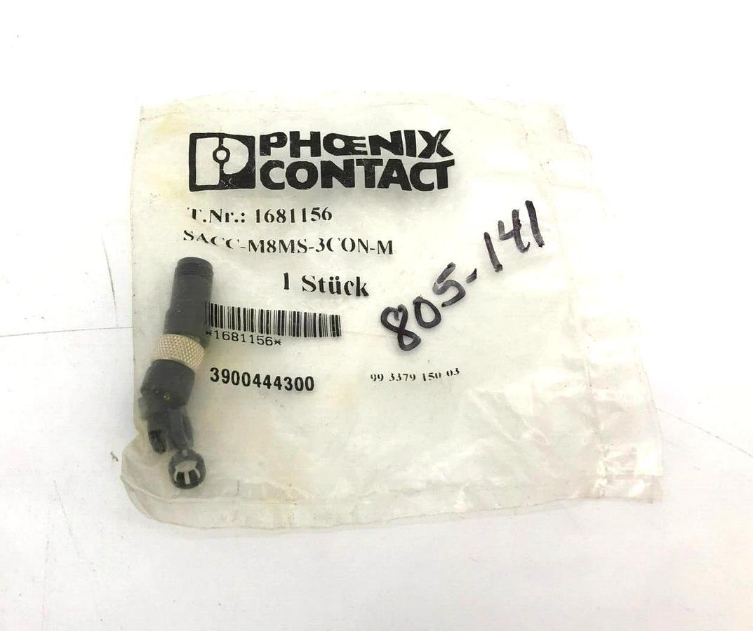 Lot of 2 New Phoenix Contact 1681156 Connectors, Universal, 3-position