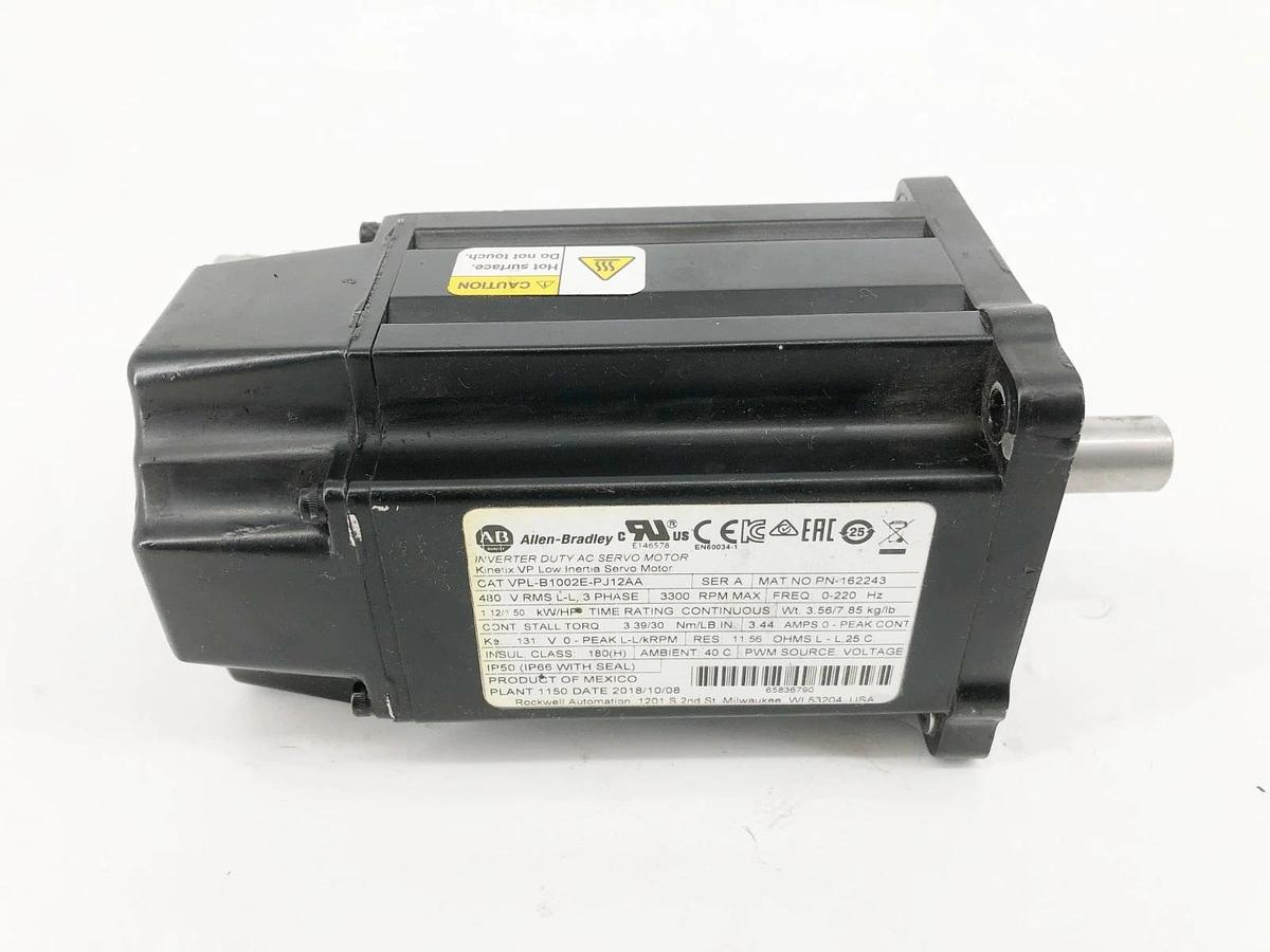 New Allen Bradley VPL-B1002E-PJ12AA Ser. A Servo Motor 480V 3PH 3300rpm - No Box