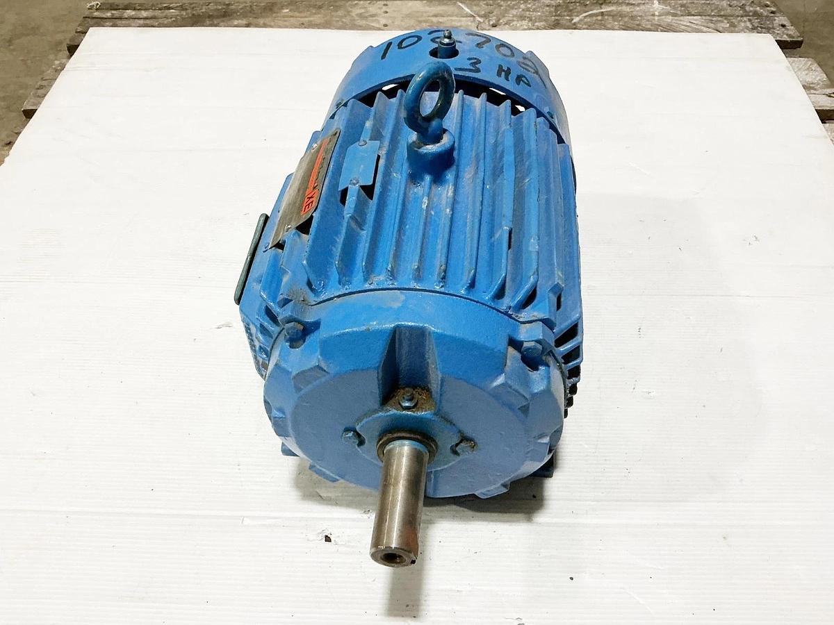 Used Reliance P18C3345C RC Electric Motor 3HP 575V 3520RPM 7.3A 182T